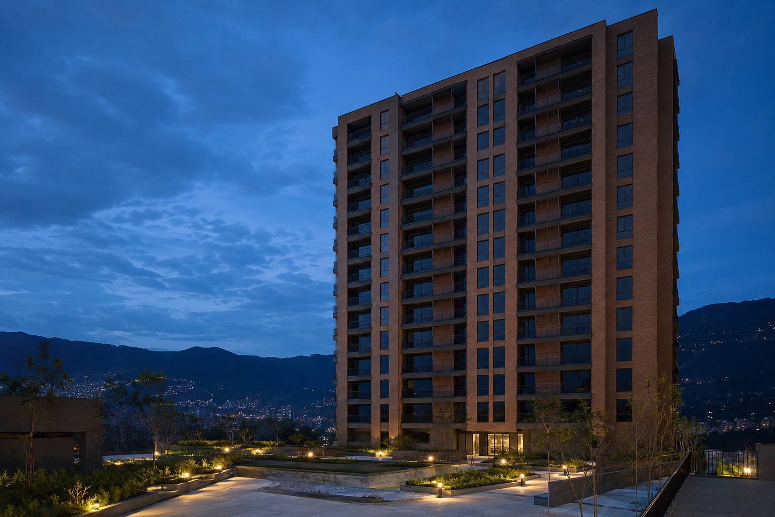 Copropiedad nueva recién entregada por la constructora en Medellín, aún sin habitar